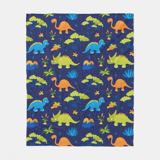 Fleece Blanket Dinosaurier (Vorderseite)