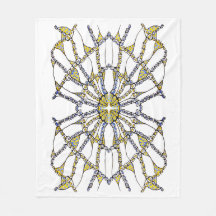 Fleece Blanket (Doodle - von Hand gezeichnet)