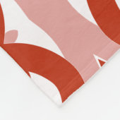 Fleece Blanket, Ein trendiges klassisches rotes St (Ecke)