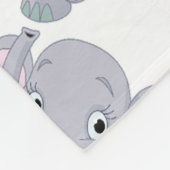 Fleece Blanket/Elephanten (Ecke)