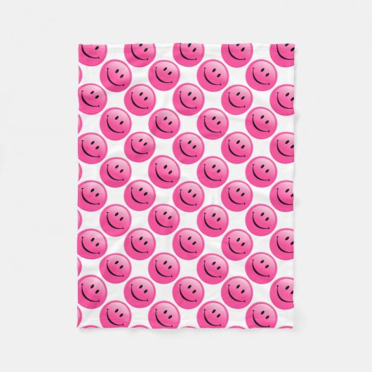 Fleece Blanket/Emoticons-Smiley (Vorderseite)