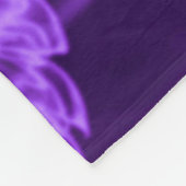 Fleece Blanket Fantasy Blume Lila (Ecke)