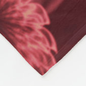 Fleece Blanket Fantasy Blume Red (Ecke)