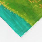 Fleece Blanket, Fantasy schöne Meerjungfrau (Ecke)