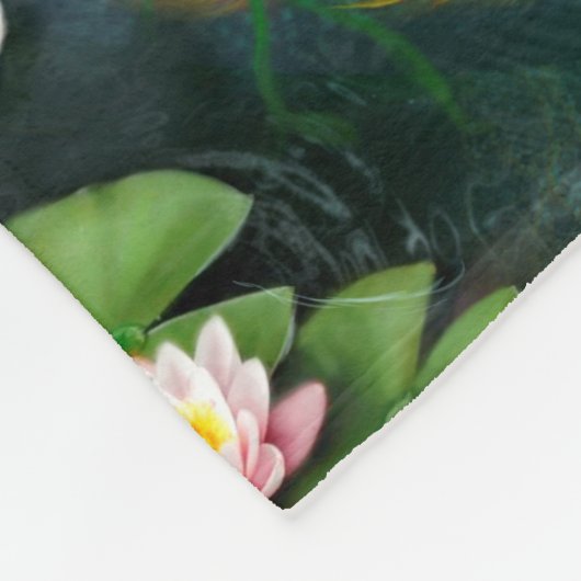 Fleece Blanket, Fantasy schöne Meerjungfrauen (Ecke)