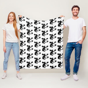Fleece Blanket Farm Cow