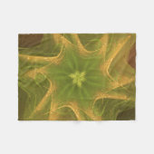 Fleece Blanket Fraktal Light Green Palette (Vorderseite (Horizontal))