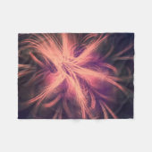 Fleece Blanket Fraktal Light Lila Palette (Vorderseite (Horizontal))