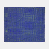 Fleece Blanket gelbe Blüten (Vorderseite (Horizontal))