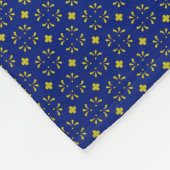 Fleece Blanket gelbe Blüten (Ecke)