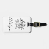 Fleece Blanket Gepäckanhänger (Vorderseite horizontal)