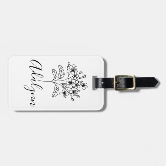 Fleece Blanket Gepäckanhänger (Vorderseite horizontal)