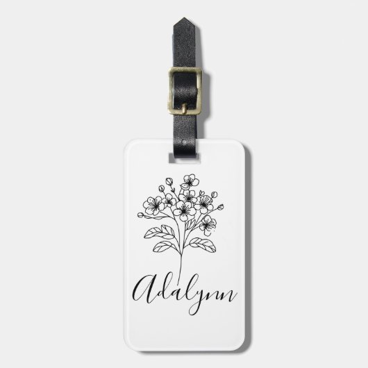 Fleece Blanket Gepäckanhänger (Vorderseite vertikal)