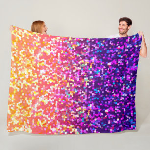 Fleece Blanket Glitzer Graphic