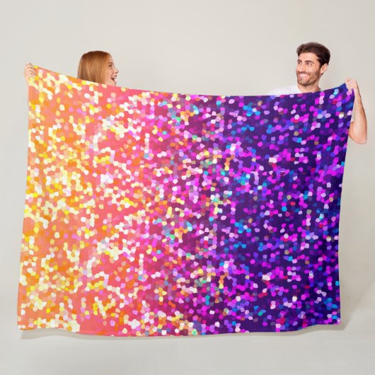 Fleece Blanket Glitzer Graphic (Beispiel)