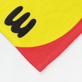 Fleece Blanket Happy Campe Groovy Bear Personalisi (Ecke)