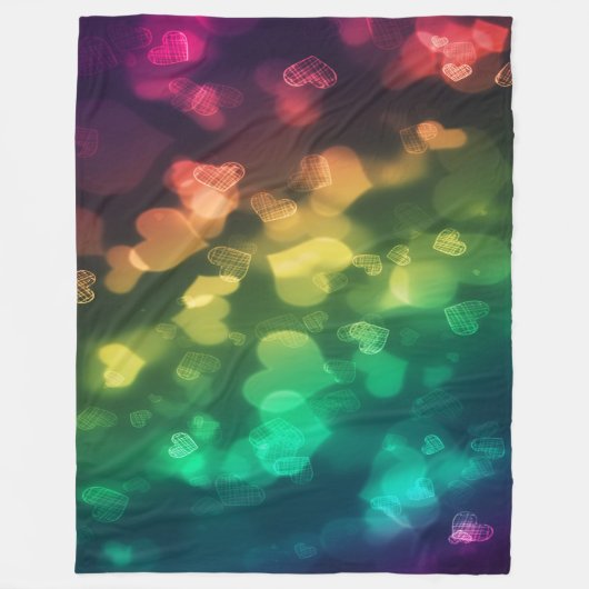 Fleece Blanket/Herz (Vorderseite)