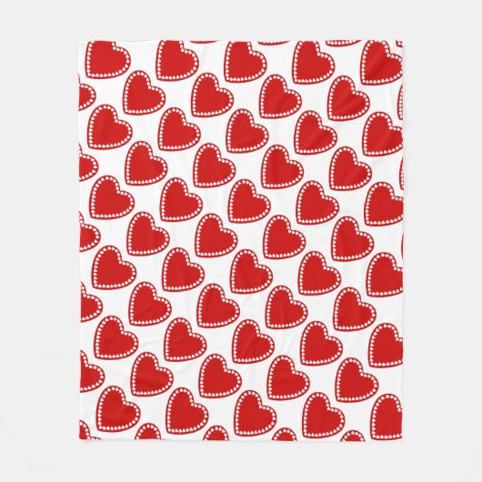 Fleece Blanket/Herz (Vorderseite)