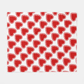 Fleece Blanket/Herz (Vorderseite (Horizontal))