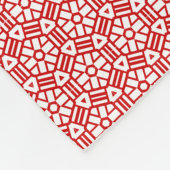 Fleece Blanket - Hexagon und Bars (Ecke)