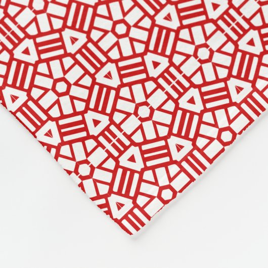 Fleece Blanket - Hexagon und Bars (Ecke)