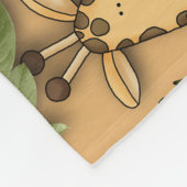 Fleece Blanket Jungle, Giraffe, Löwe, Zebra, Affe (Ecke)