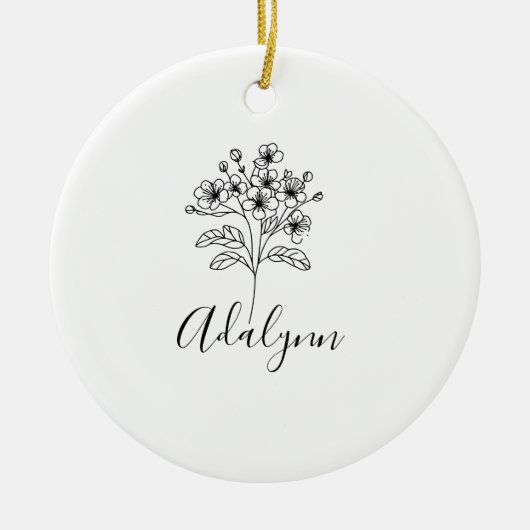 Fleece Blanket Keramik Ornament (Vorne)