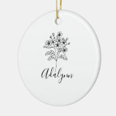 Fleece Blanket Keramik Ornament (Links)