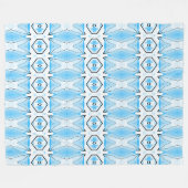 Fleece Blanket, Klassisches Stoffmuster (Vorderseite (Horizontal))