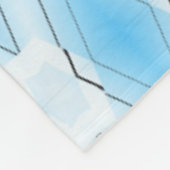 Fleece Blanket, Klassisches Stoffmuster (Ecke)