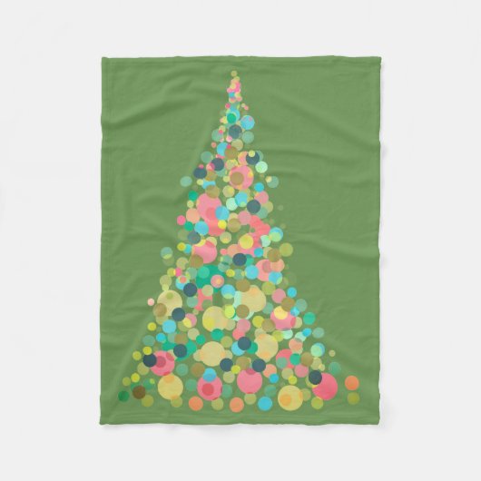 Fleece Blanket, kleiner Holiday-Baum (Vorderseite)