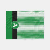 Fleece Blanket, kundenspezifische Monogramm (Vorderseite (Horizontal))