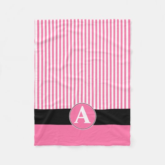 Fleece Blanket, kundenspezifische Monogramm (Vorderseite)