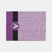 Fleece Blanket, kundenspezifische Monogramm (Vorderseite (Horizontal))