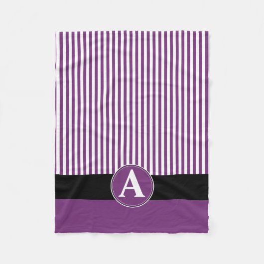 Fleece Blanket, kundenspezifische Monogramm (Vorderseite)