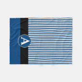 Fleece Blanket, kundenspezifische Monogramm (Vorderseite (Horizontal))