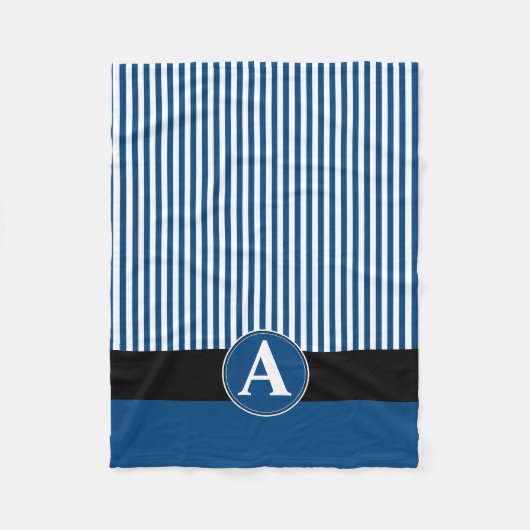 Fleece Blanket, kundenspezifische Monogramm (Vorderseite)