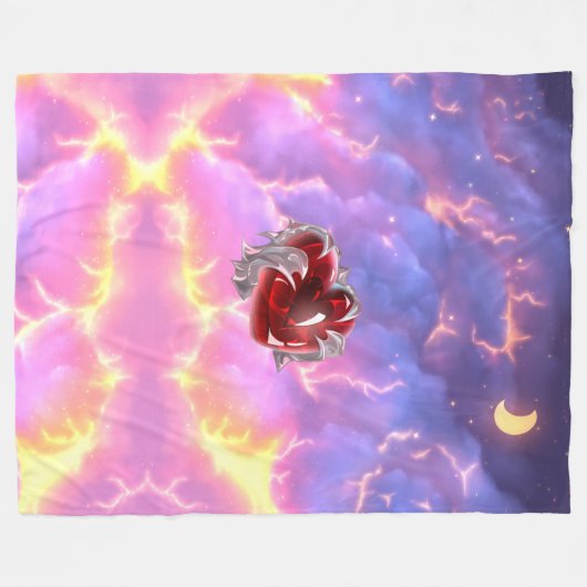 Fleece Blanket, Large 60" x 80" (Vorderseite (Horizontal))