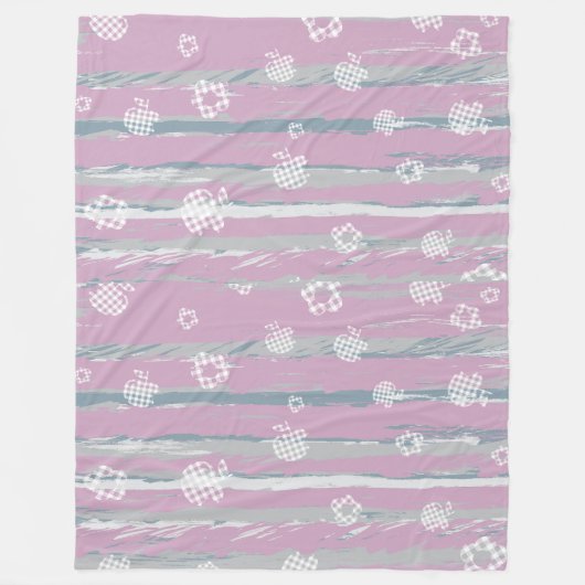 Fleece Blanket (Large 60" x 80") – Gingham Orchard (Vorderseite)