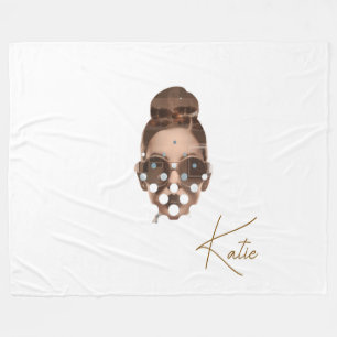 Fleece Blanket, Large 60" x 80" Katie Design