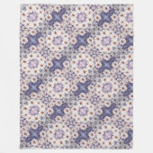 Fleece Blanket Lavender African Daisies (Vorderseite)