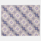 Fleece Blanket Lavender African Daisies (Vorderseite (Horizontal))