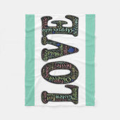 Fleece Blanket/Liebe (Vorderseite)