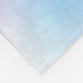 Fleece Blanket/Lila Blume (Ecke)