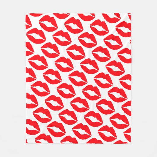 Fleece Blanket/Lippen (Vorderseite)