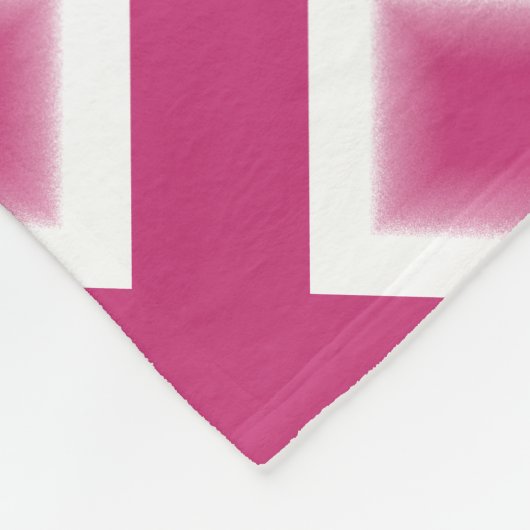 Fleece Blanket - Magenta Diamond Blocks (Ecke)