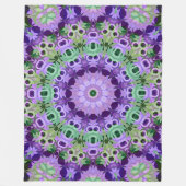 Fleece Blanket Mandala rundes Muster kaleidoscope (Vorderseite)