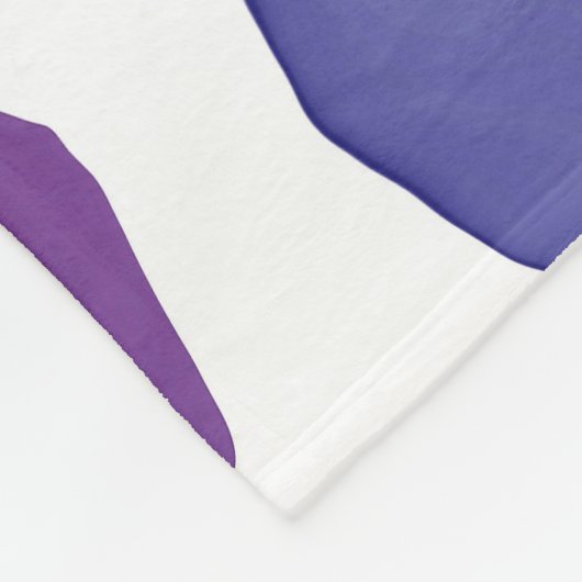 Fleece Blanket Marmordesign. (Ecke)