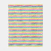 Fleece Blanket - Mehrfarbig Zigzag 3 (Vorderseite)