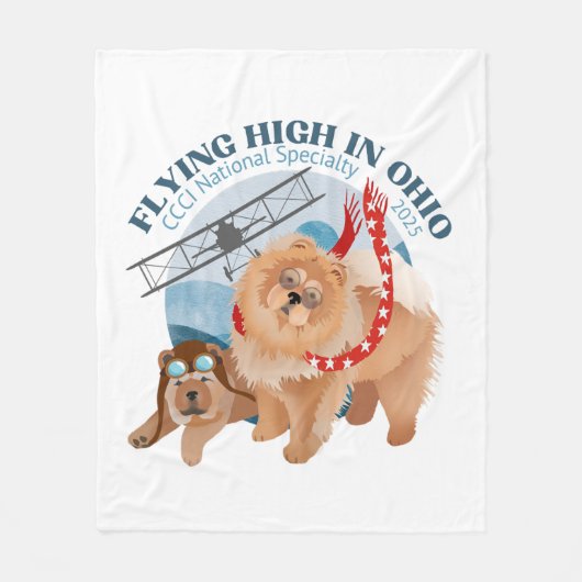 FLEECE BLANKET MIT 2025 CCCI NATL SPECIALTY LOGO (Vorderseite)